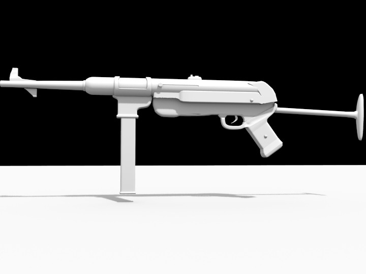 Mp40(Untextured) preview image 1